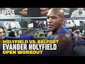 Evander Holyfield Media Workout | Triller Fight Club: Holyfield vs. Belfort | MMA Fighting