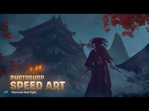 The last fight of SAMURAI Photoshop Manipulation | +PSD FILE