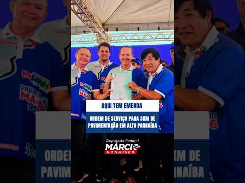 Aqui tem emenda! Ordem de serviço para 3 km de pavimentação em Alto Parnaíba 🛣️