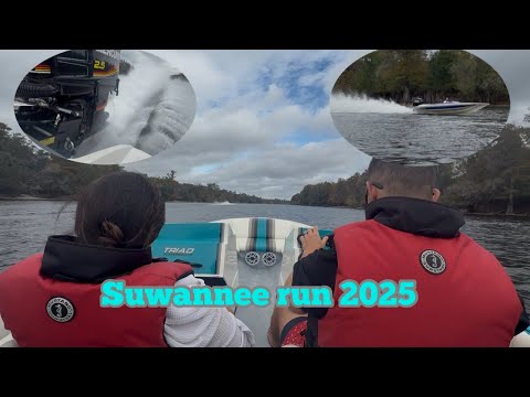 Suwannee river run in coltons triad bow rider
