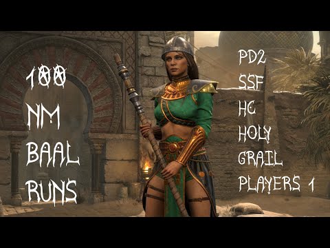Diablo 2 : 100 MF Nightmare Baal Runs - PD2 / HC / SSF / Holy Grail / P1