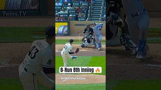 Brandon Valenzuela’s homer makes it 8 runs in the 8th‼️ # MLB #BlueJays #Toronto