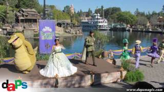 Princess Tiana's Mardi Gras Celebration - New Orleans Bayou Bash - Disneyland