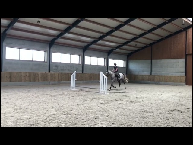 jumping under the saddle