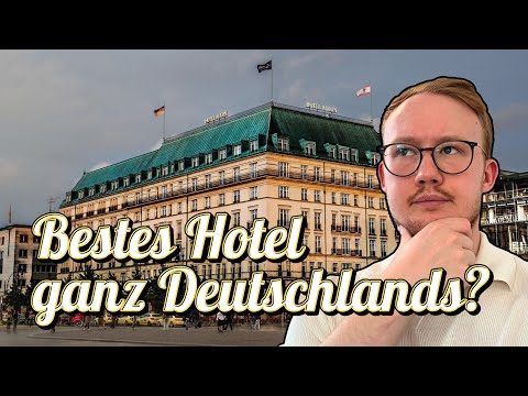 I'm sleeping in Germany's most famous luxury hotel - the Adlon Kempinski in Berlin.