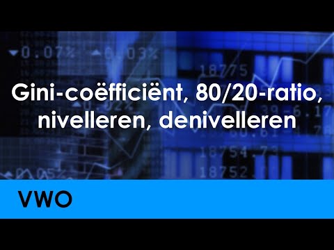 Gini coefficient, 80/20 ratio, leveling, de-leveling - Economics for pre-university education - L...