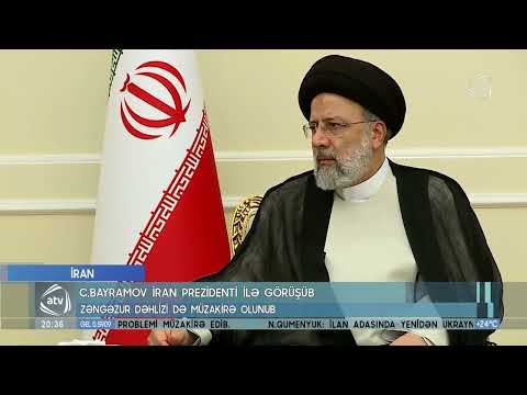 Ceyhun Bayramov İran Prezidenti ilə görüşüb: Zəngəzur dəhlizi də müzakirə olunub