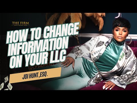 How To Change Information On Your LLC - YouTube
