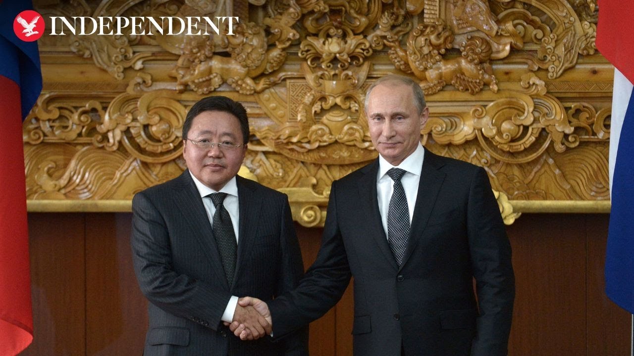 Putin meets with Mongolian president as he defies ICC arrest warrant