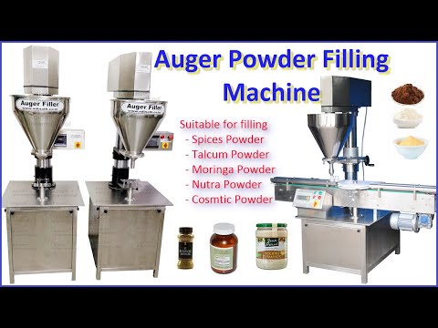 Dry Powder Filling Machine for Glass Bottles