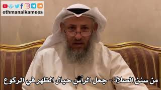 257 - من سنن الصلاة - جعل الرأس حيال الظهر في الركوع - عثمان الخميس
