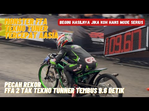 GEGER ❗FFA 2 TAK TEKNO TUNNER PECAH REKOR 9.6 DETIK 402 M - Kalahkan Time FFA THAILAND - FINAL IDC