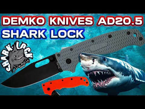 DEMKO KNIVES AD20.5 | Best EDC Folding Knife - Everyday Carry perfection? Shark-Lock SINK OR SWIM??