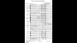 Richard Strauss - Also Sprach Zarathustra (Audio + Full Score)