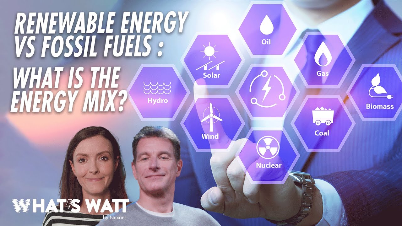 Renewable energy vs fossil fuels : what is the energy mix? feat. Vanessa #WhatsWatt #7