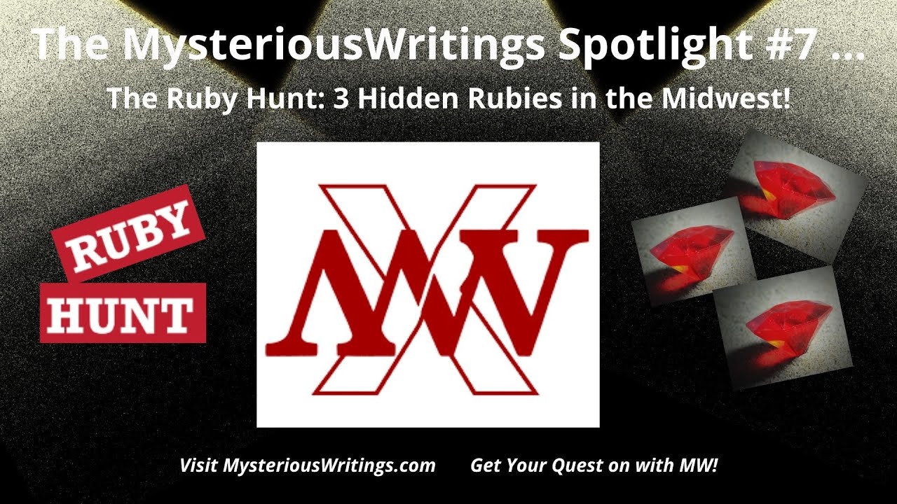 MW Spotlight #7on The Ruby Hunt: The Quest for 3 Hidden Treasures in the Midwest