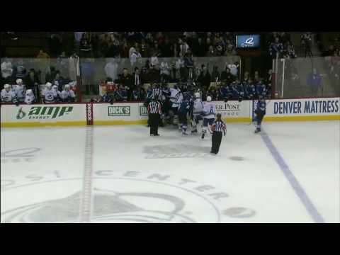 Rick Rypien vs Cody McLeod Nov 14, 2009 - CBC feed