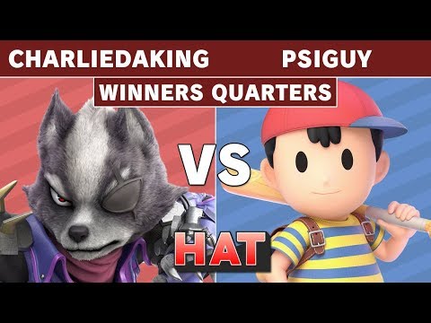 HAT 82 - Charliedaking (Wolf) Vs. W8 | PSIguy (Ness) Winners Quarters - Smash Ultimate