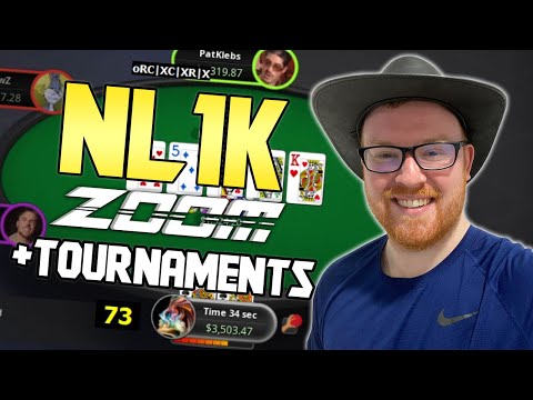 PLAYING TOURNAMENTS & NL1000 AT THE SAME TIME! GingePoker Stream Highlights