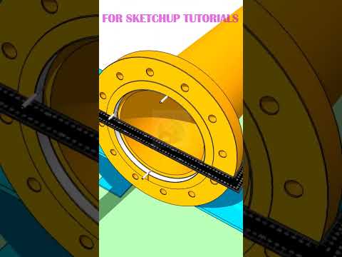 SLIP ON FLANGE FIT UP ON A PIPE #shorts  #engineering #pipesystem #engineeringfield