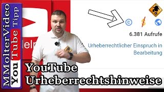 Einspruch gegen Urheberrechtshinweis erheben YouTube Tipp