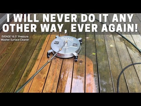 EVEAGE 2-in-1 Undercarriage Pressure Washer Attachment, 16" Pressure Washer Undercarriage Cleaner, Under Car Wash with Extension Wands Wash Mitt, Pressure Washer Accessories 4000 PSI, Red video review thumbnail