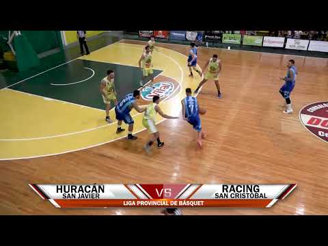 2022 01 29 LIGA PROVINCIAL DE BASQUET   HURACAN VS RACING DE SAN CRISTOBAL