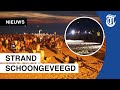 Politie grijpt in op Bloemendaalse strand