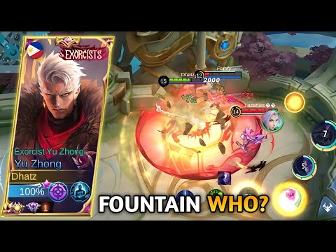 AGGRESSIVE FOUNTAIN DIVE NO FEAR! | YU ZHONG EMBLEM SET 2022