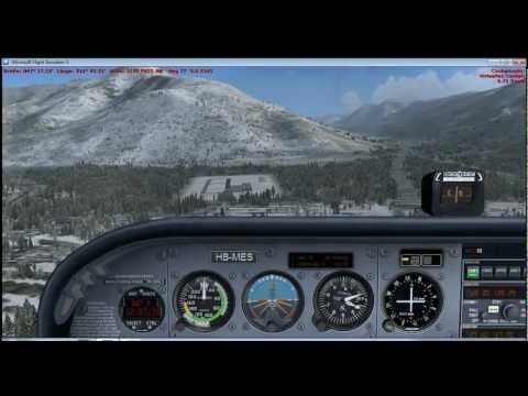 Flight Simulator X Landung in Zell am See