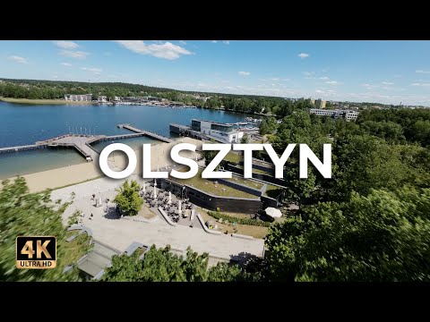 Olsztyn | Odkryj piękno 3 jezior - Długie, Czarne, Ukiel | Dji Avata | Lece w miasto [4k]