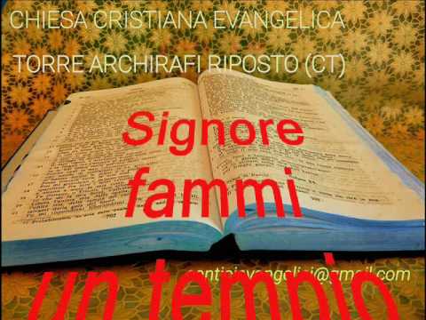 UN TEMPIO SANTO. base musicale con testo karaoke