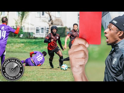 RED CARD FOOTBALL😲🤬THE GAME GETS OUT OF HAND?!?! UNDER THE RADAR FC 📡⚽
