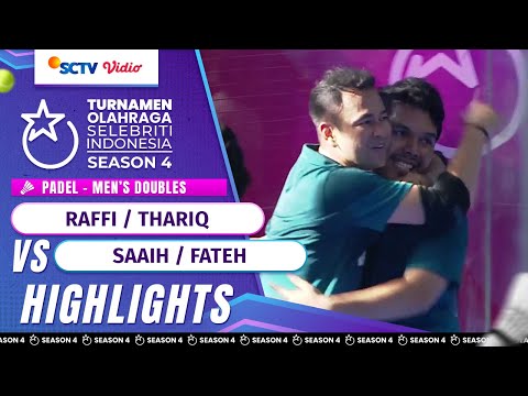 Raffi/Thoriq VS Saaih/Fateh - Highlights Padel Men's Doubles | TOSI Season 4