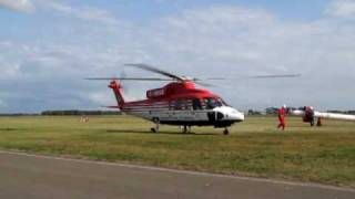 preview picture of video 'Sikorsky S-76 at Midden-Zeeland (EHMZ) 22 august 2009'