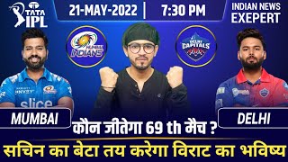 IPL 2022-MI vs DC 69th Match Prediction,Royal 11,Playing 11,Fantasy Team and Much More