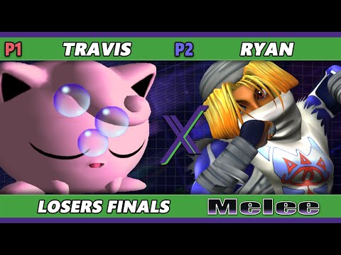 S@X 522 Losers Finals - Ryan (Sheik) Vs. Travis (Jigglypuff) Smash Melee - SSBM