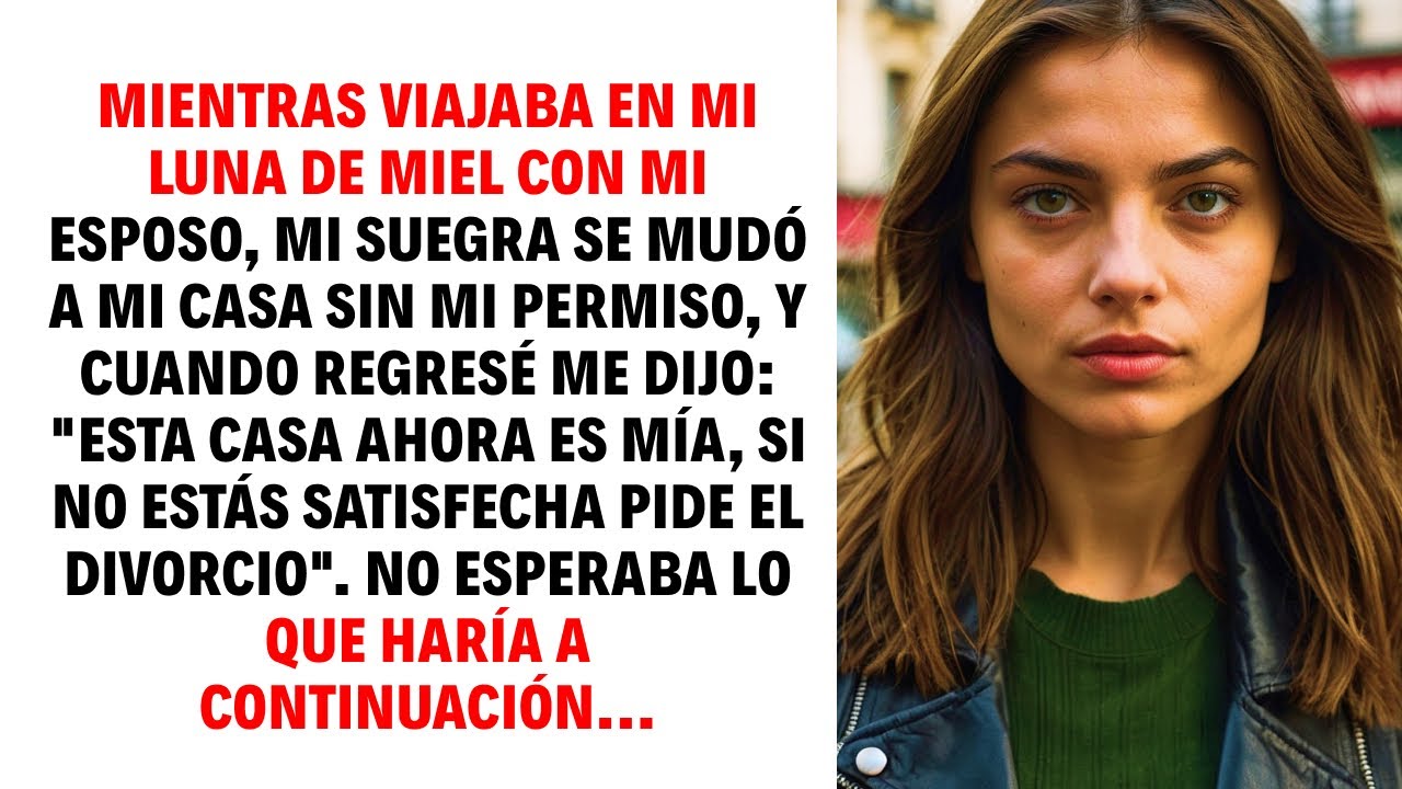 Mientras viajaba en mi luna de miel con mi esposo, mi suegra se mudó a mi casa sin mi permiso, y...