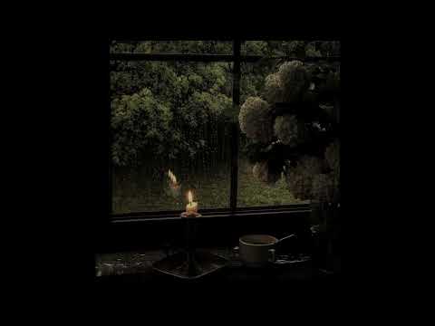 billie eilish - hotline bling instrumental with rain ( slowed & reverb)