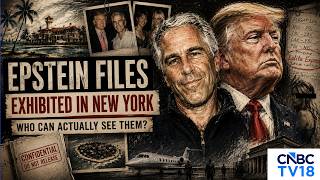 New York Reading Room Displays Bound Epstein Files | N18G | CNBC TV18
