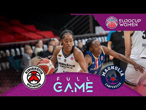 Kibirkstis-TOKS v Magnolia Basket Campobasso | Full Basketball Game | EuroCup Women 2025-26