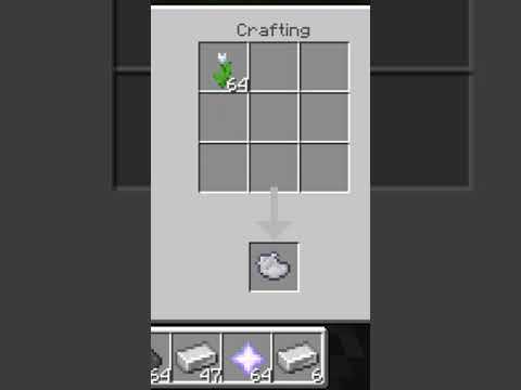 HOW TO CRAFT WHITE DYE IN MINECRAFT #shorts