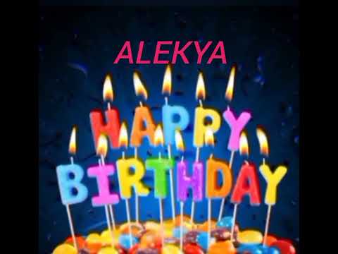 Alekya Name Happy Birthday to you Video Song Happy Birthday Song with names