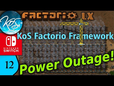 KoS Factorio Framework 12 - MORE POWER!! - Tips & Tricks, Let's Play