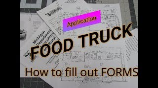 Filling Out Food Truck / Trailer Application Forms STFU Concession.