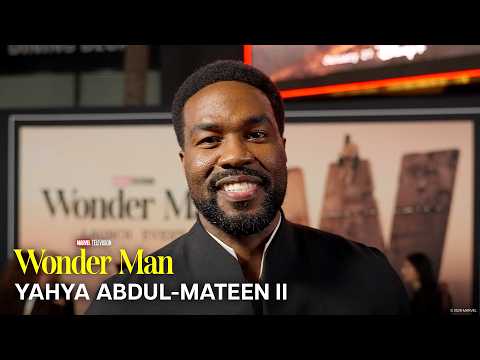 Enter Yahya Abdul-Mateen II as Wonder Man in the MCU! - Wonder Man Red Carpet