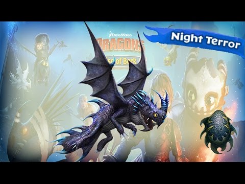 Dragons: Rise of Berk - NIGHT TERROR - Rare - Max Level - Event 3d