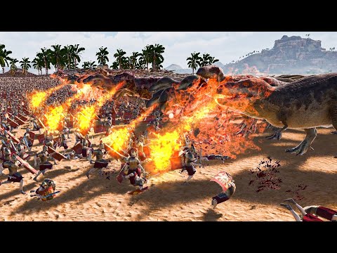 4000 Fi-Rex vs 1.2 Million Roman Generals - Ultimate Epic Battle Simulator 2