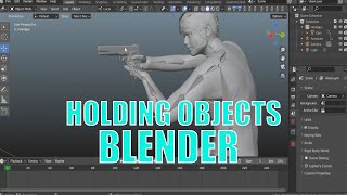 Holding Objects in Blender | Quick Tutorial |