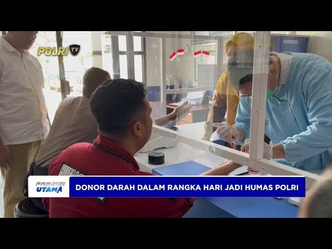 POLRES HULU SUNGAI TENGAH GELAR DONOR DARAH